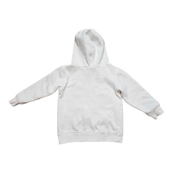 Timberland Hooded Sweatshirt White with Logo 4T FLAW - Picture 4 of 8